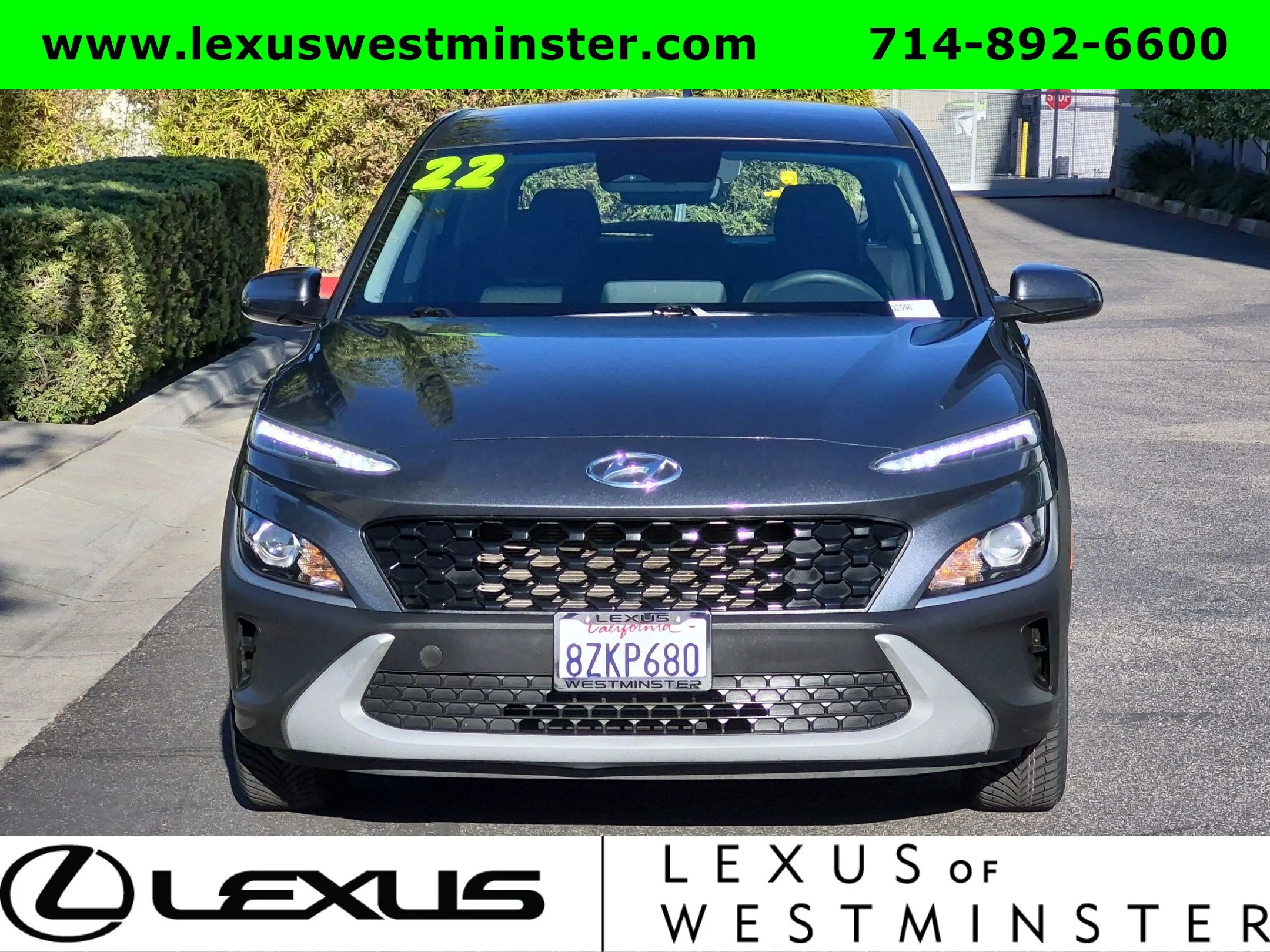 Used 2022 Hyundai Kona SE with VIN KM8K22AB3NU849484 for sale in Westminster, CA
