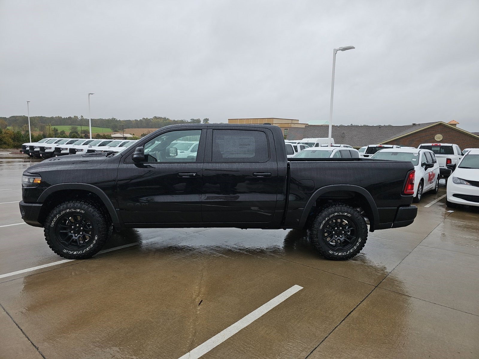 New 2027 Diamond Black Crystal Pearlcoat Ram Rebel image 2