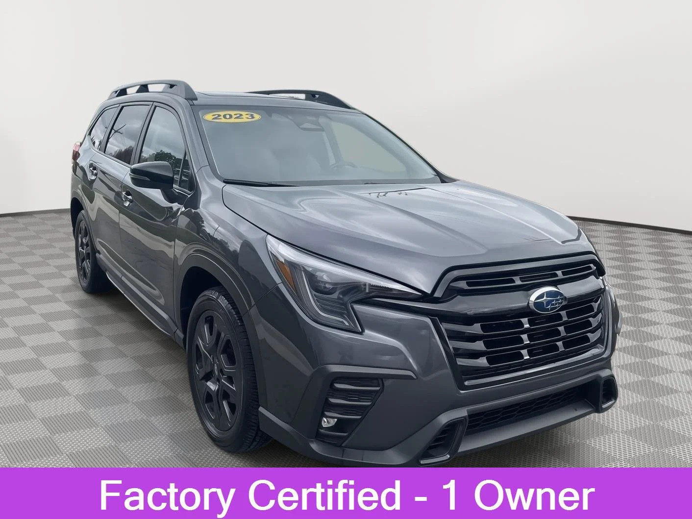 Certified Used 2023 Magnetite Gray Metallic Subaru Onyx Edition image 1