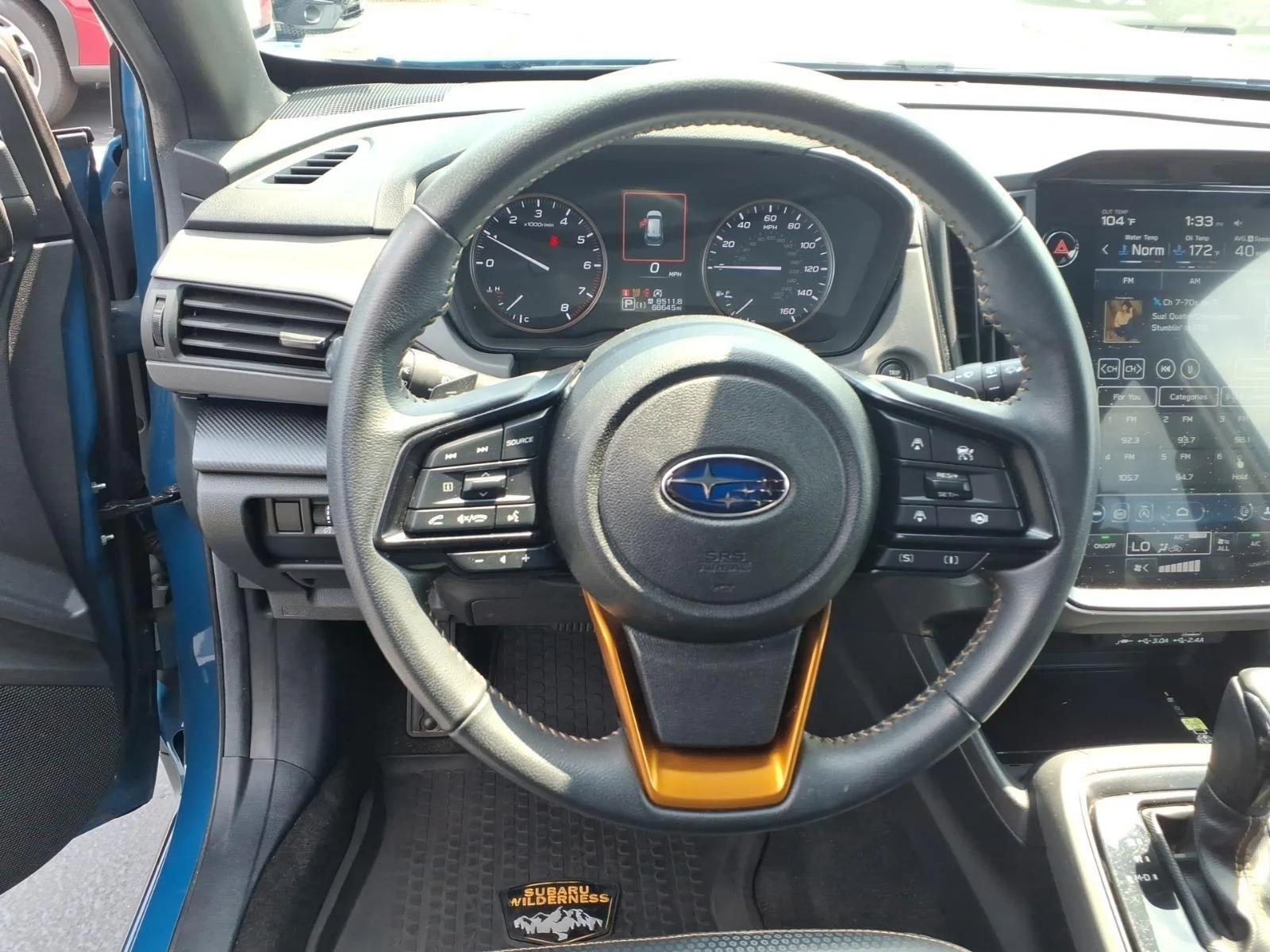 Used 2024 Geyser Blue Pearl Subaru Wilderness image 7