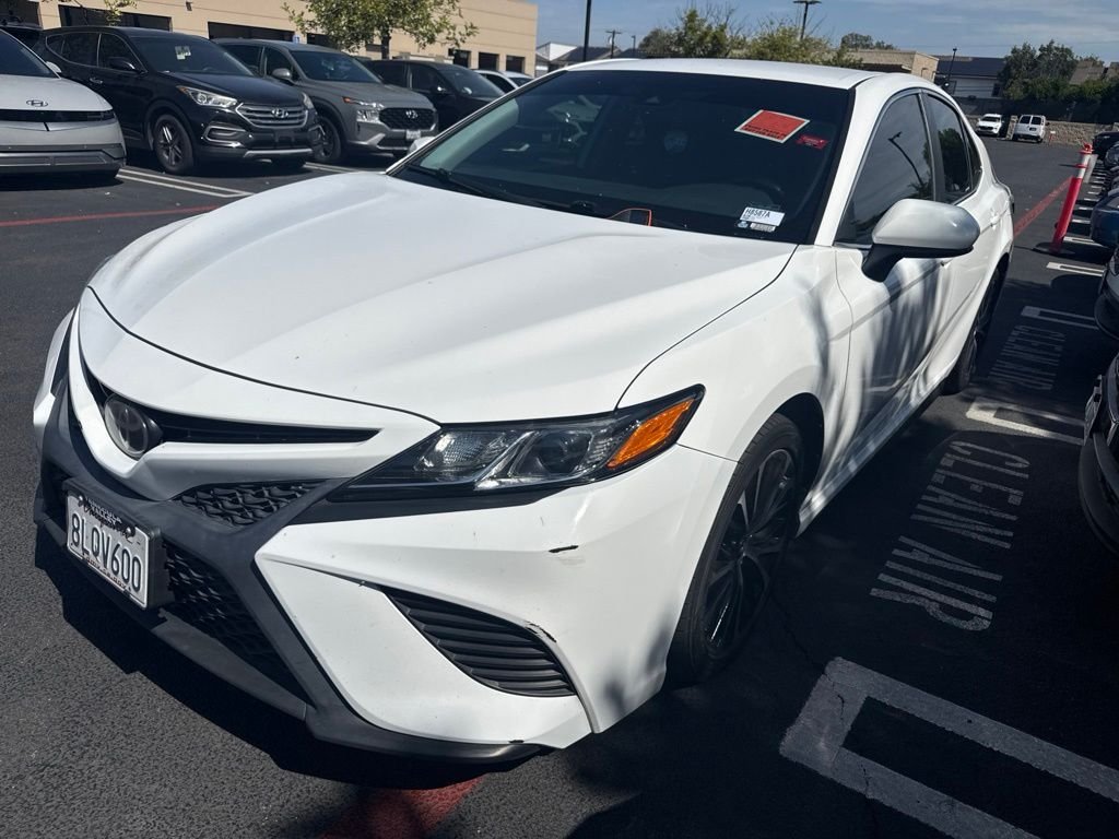 Used 2019 White Toyota SE image 1