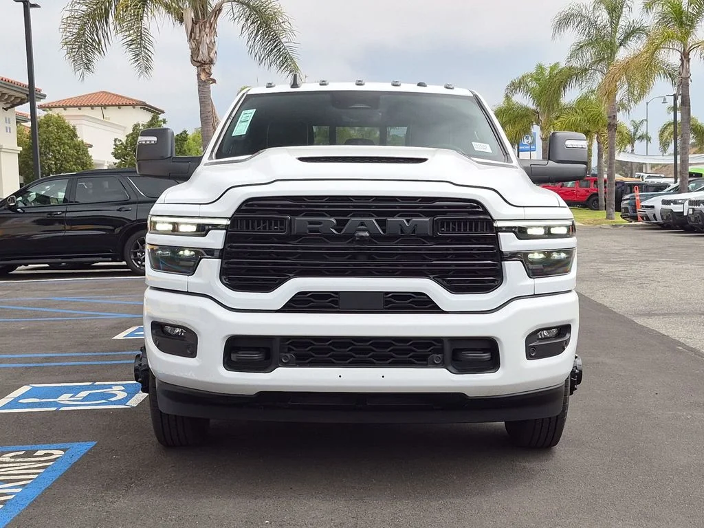 New 2026 Bright White Clear-Coat Exterior Paint RAM Laramie image 2
