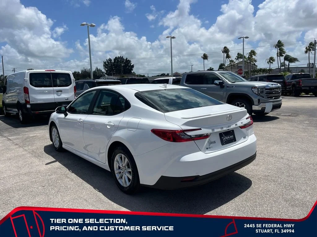 Used 2025 White Toyota LE image 5