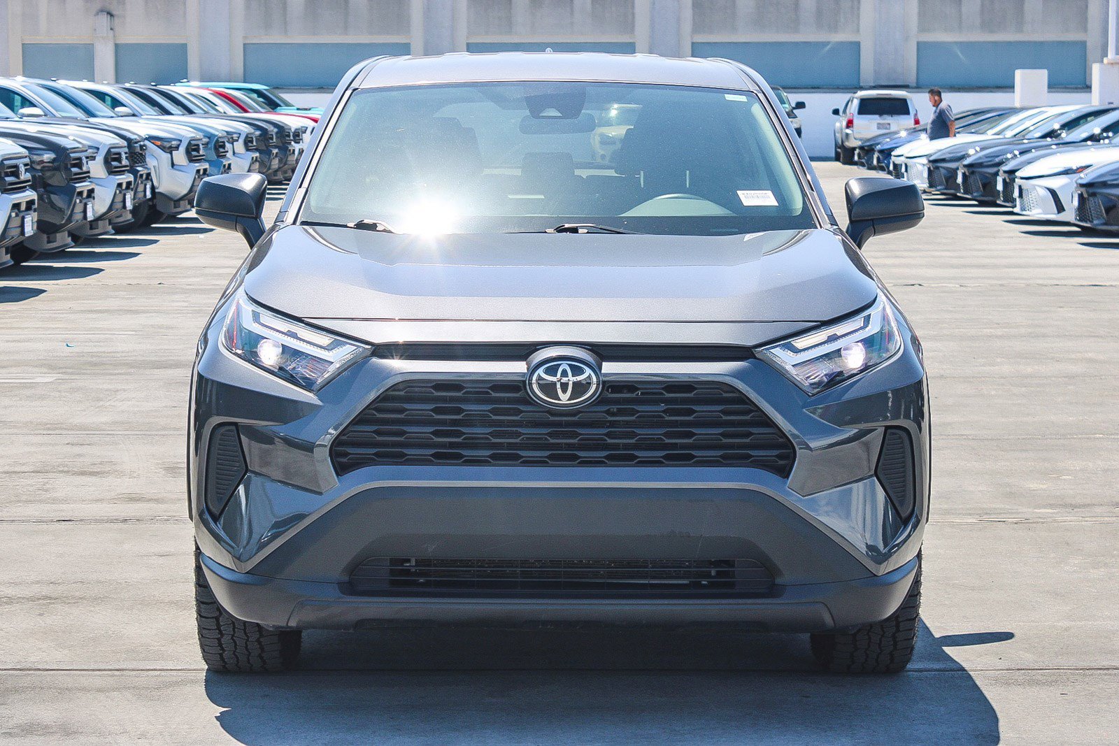 Used 2023 Magnetic Gray Metallic Toyota LE image 2