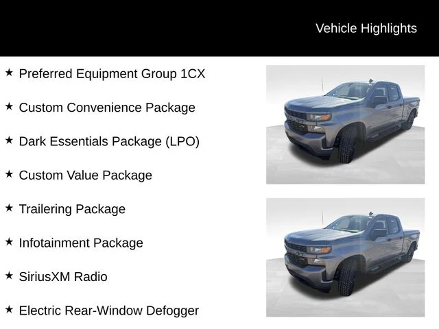 Used 2021 Gray Chevrolet Custom image 7