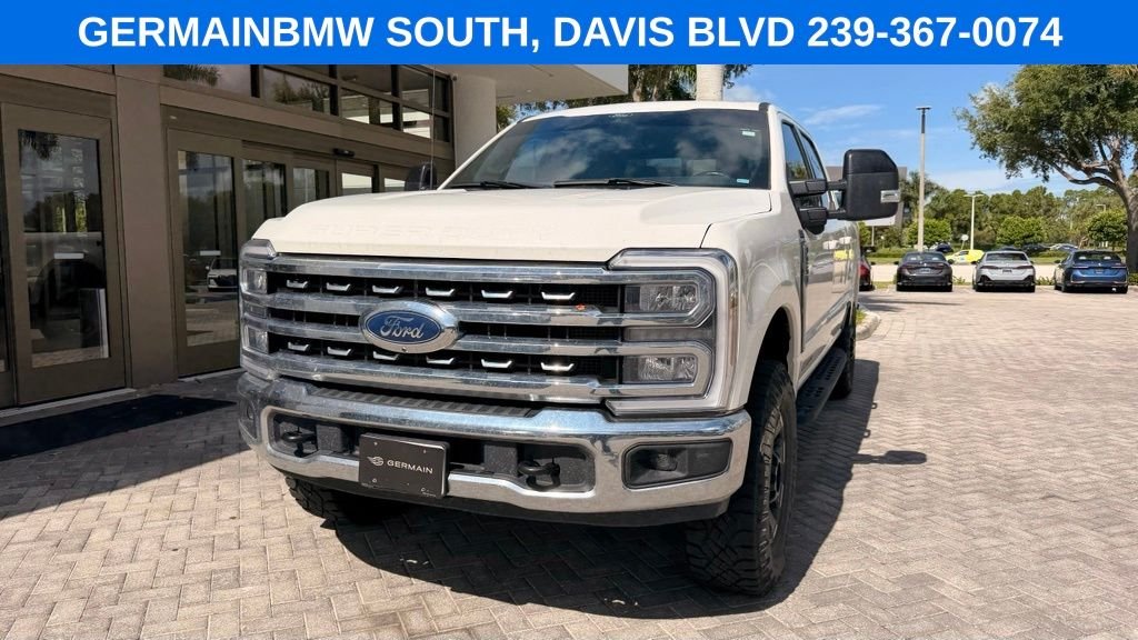 Used 2024 White Metallic Ford Lariat image 7