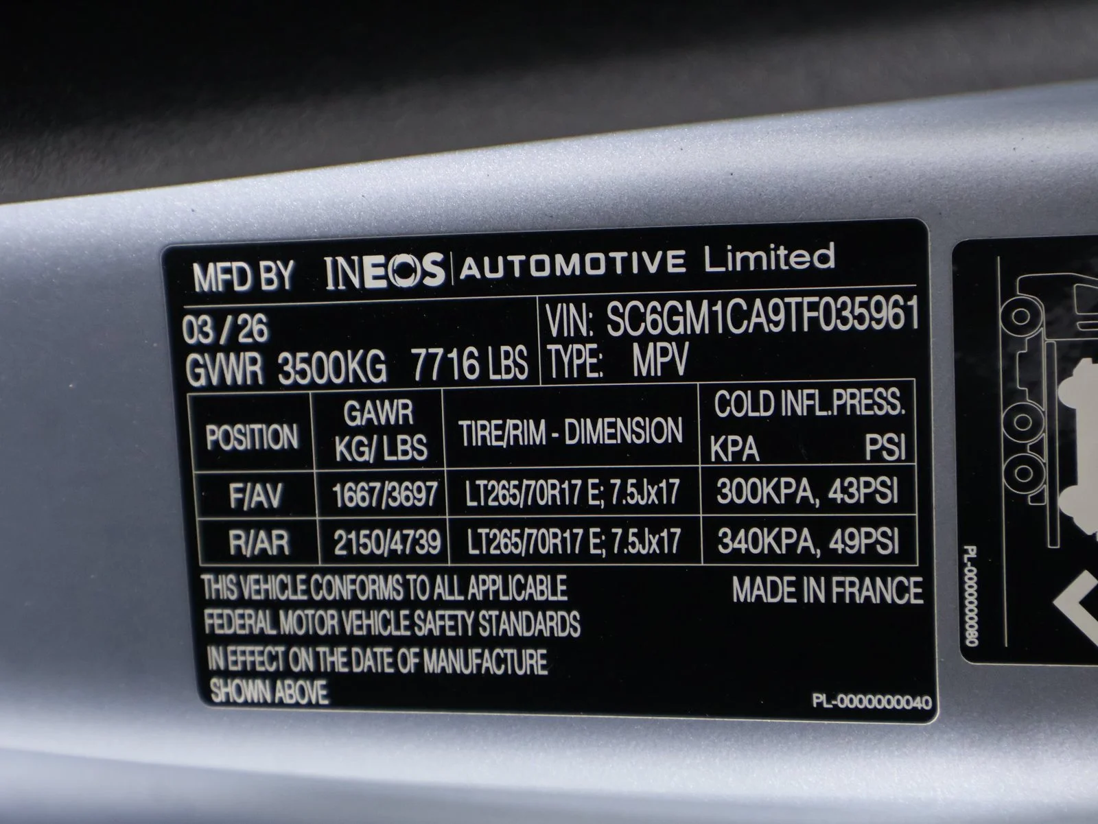 New 2026 Sterling Silver INEOS Trialmaster Edition image 22