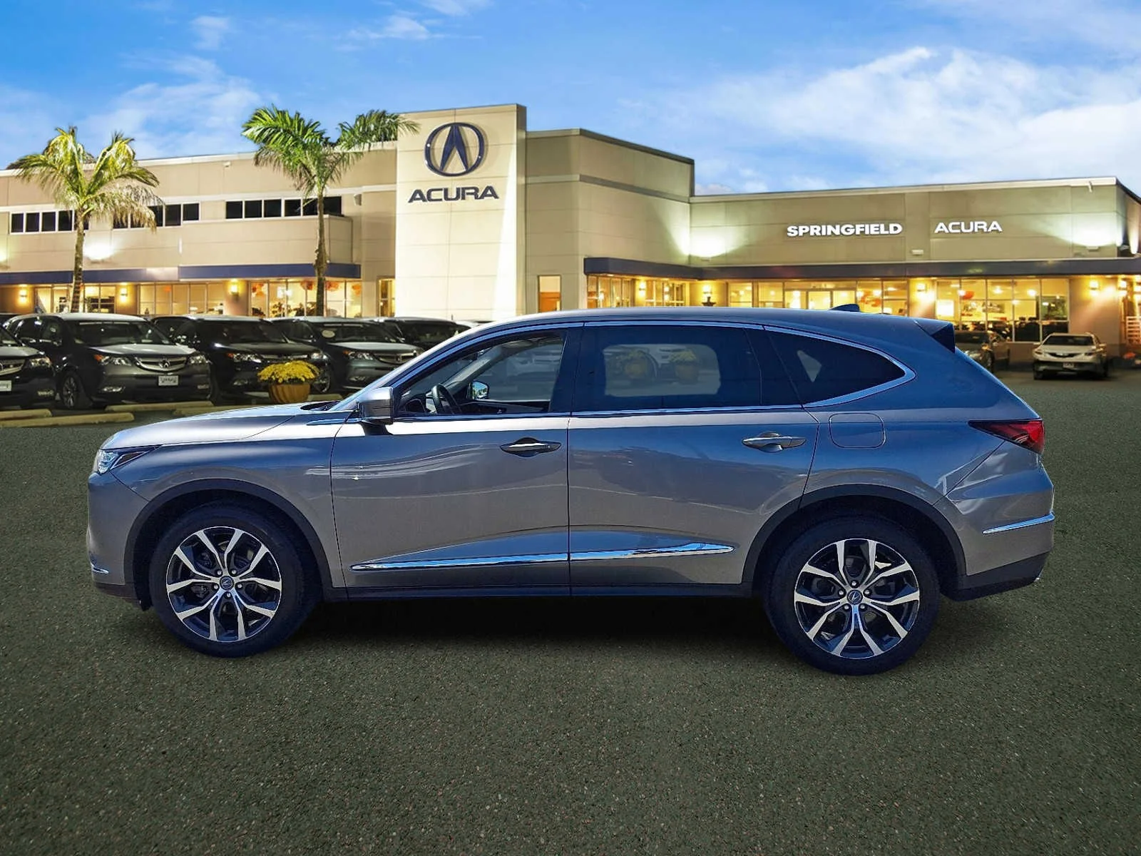 Certified Used 2023 Liquid Carbon Metallic Acura SH-AWD TECH image 4