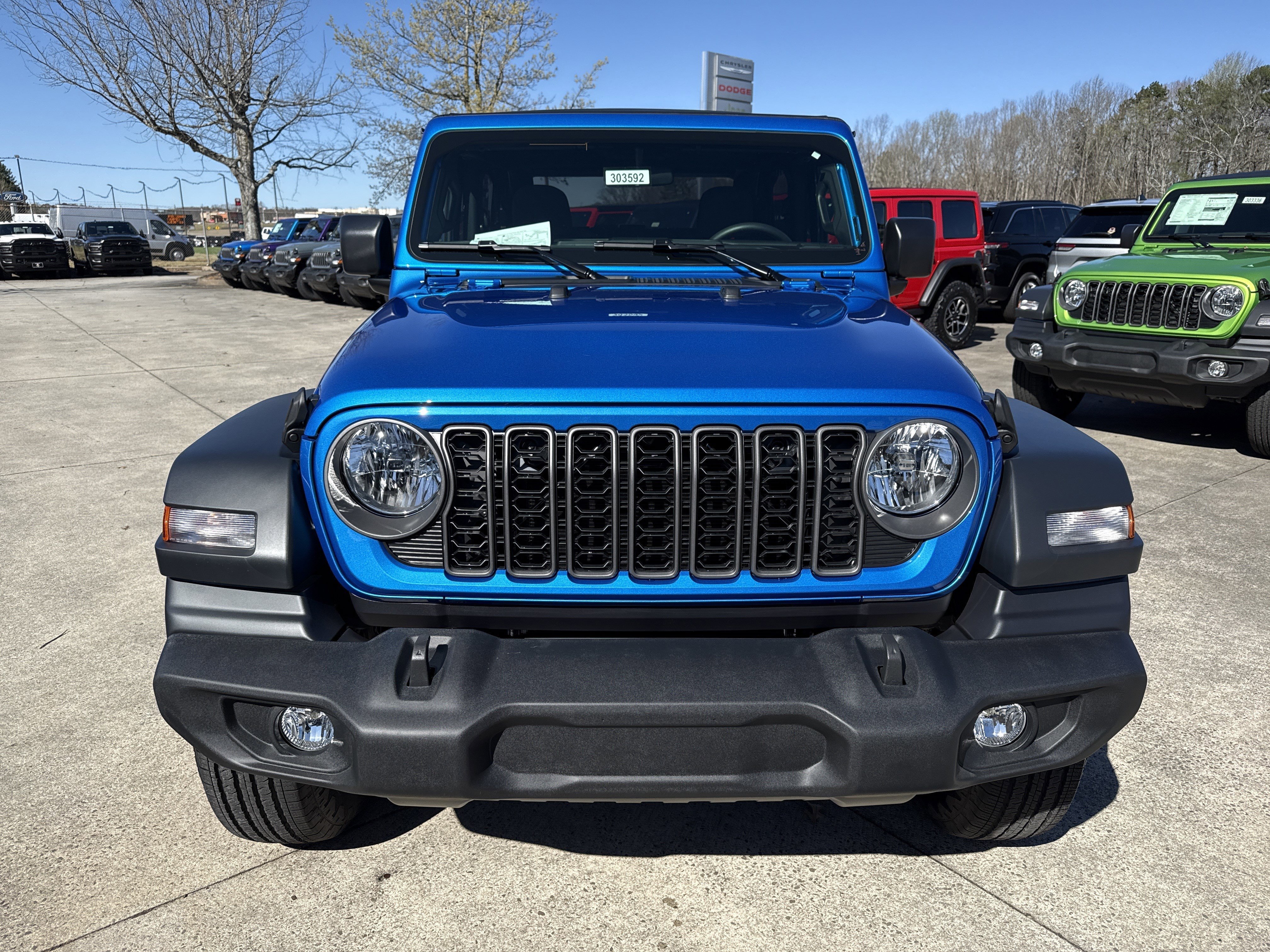 New 2026 Hydro Blue Pearlcoat Jeep Sport image 2