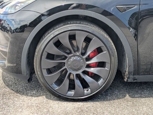 Used 2023 Solid Black Tesla Performance image 11