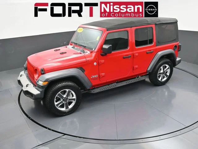 Used 2018 Red Jeep Unlimited Sport S image 40