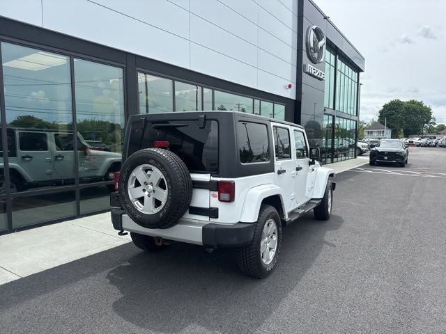 Used 2011 White Jeep Unlimited Sahara image 3