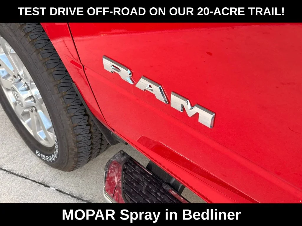 New 2026 Flame Red Clear-Coat Exterior Paint RAM Laramie image 33