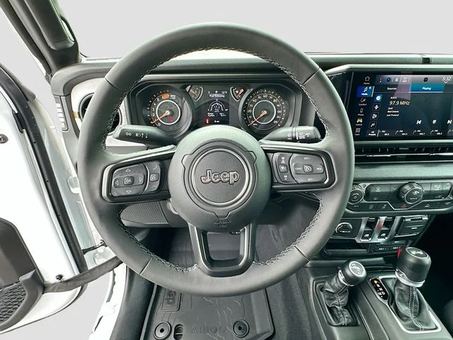 New 2026 Bright White Clear-Coat Exterior Paint Jeep Sport S image 8