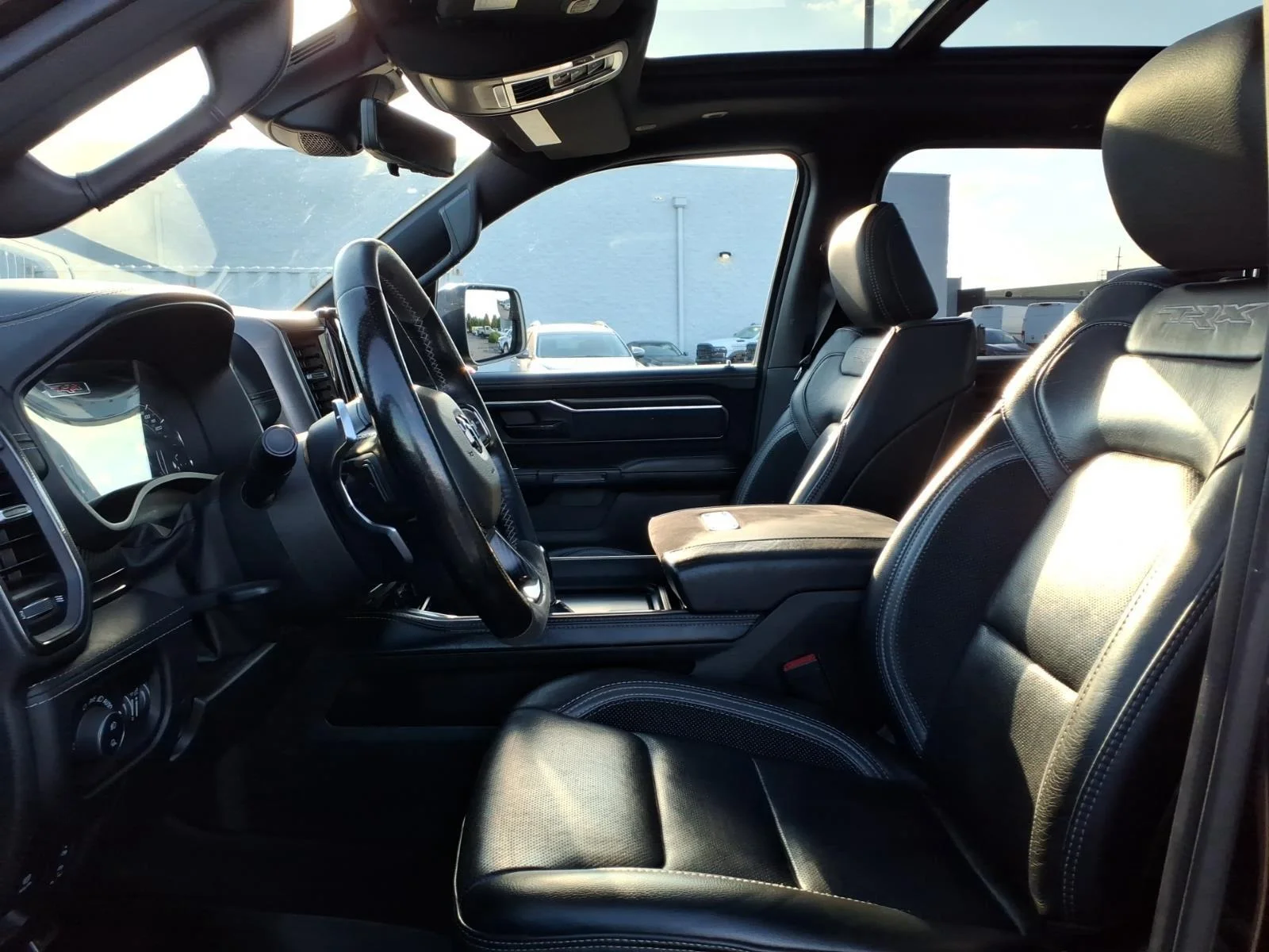 Used 2022 Diamond Black Crystal Pearlcoat Ram TRX image 24