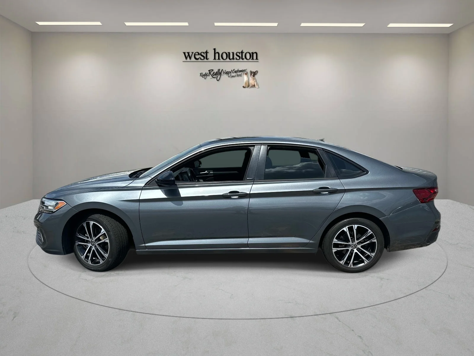 Used 2024 Platinum Gray Metallic Volkswagen Sport Auto image 8
