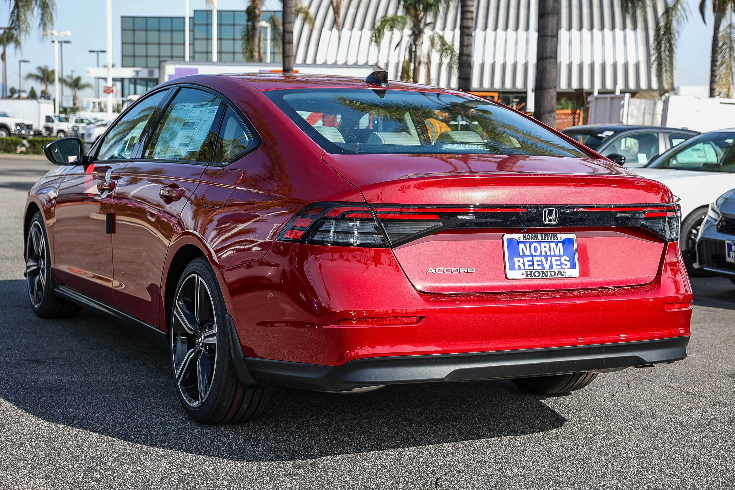 New 2026 Radiant Red Metallic Honda SE CVT image 4