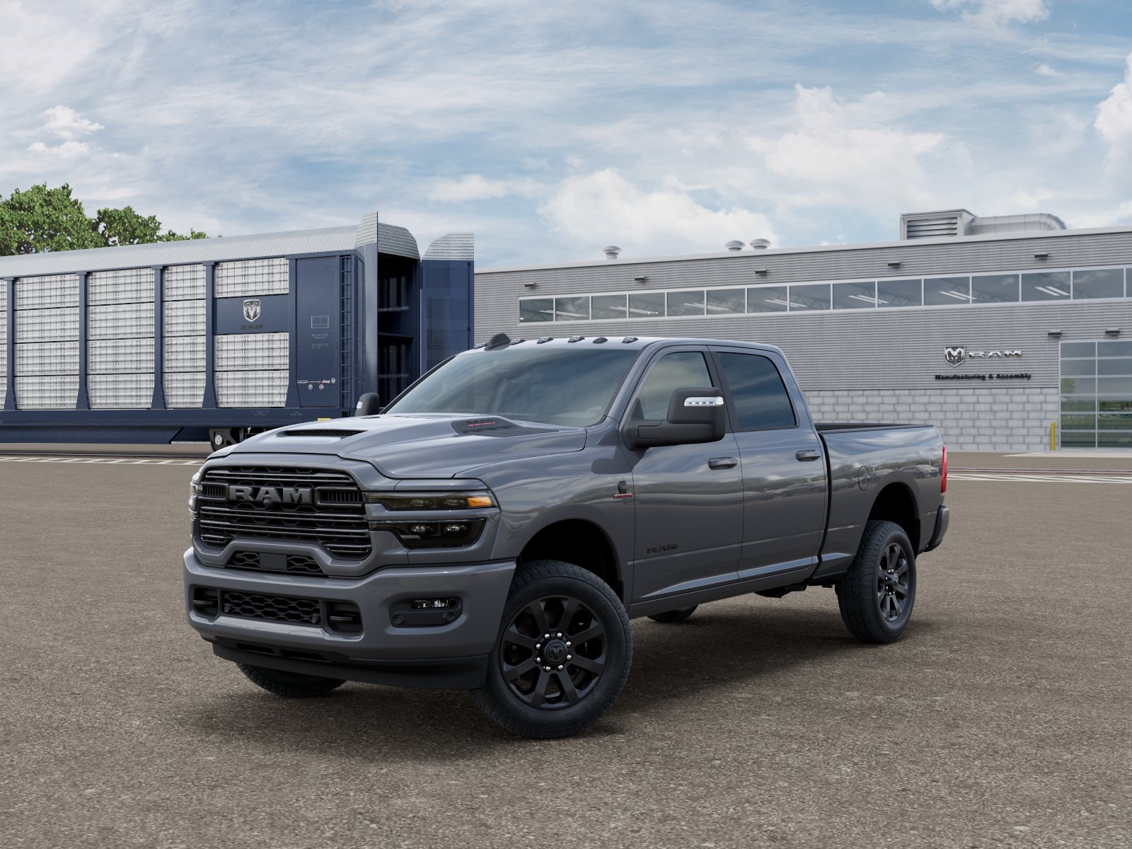 New 2026 Ceramic Gray Clear-Coat Exterior Paint RAM LARAMIE image 1