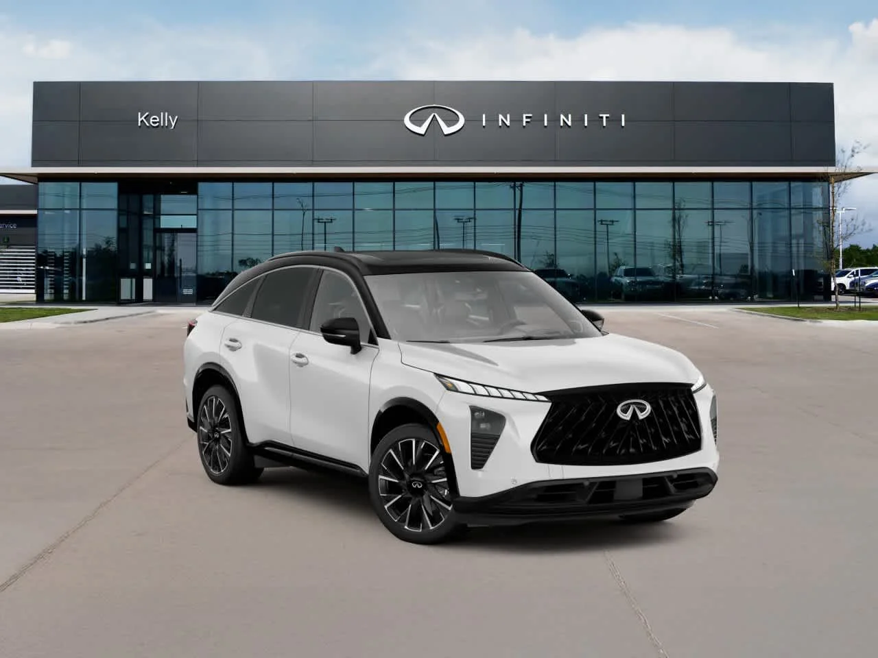 New 2027 Radiant White/Black Obsidian INFINITI Autograph AWD image 4