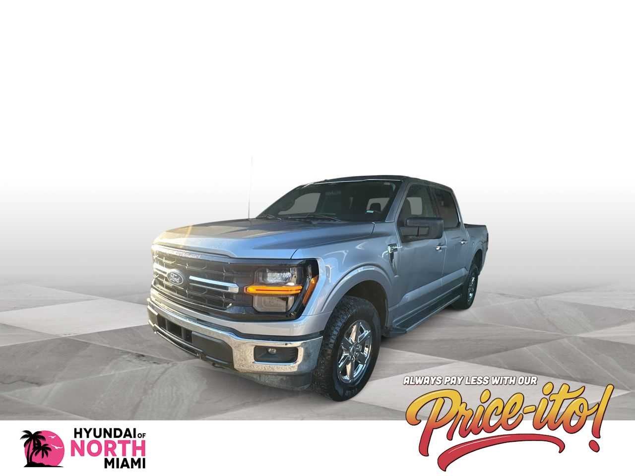 Used 2025 Iconic Silver Metallic Ford XLT image 1