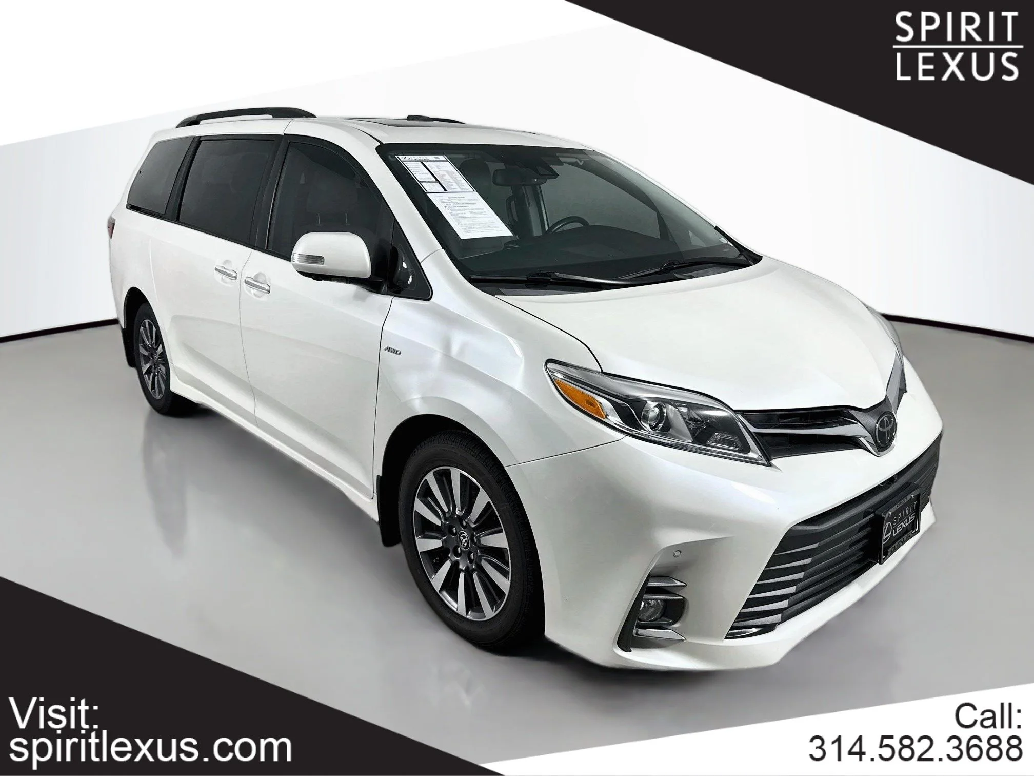 Used 2020 Blizzard Pearl Toyota Limited Premium image 1