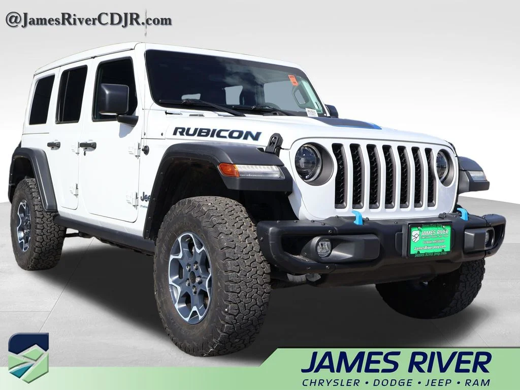 Used 2023 White Jeep Rubicon 4xe image 6