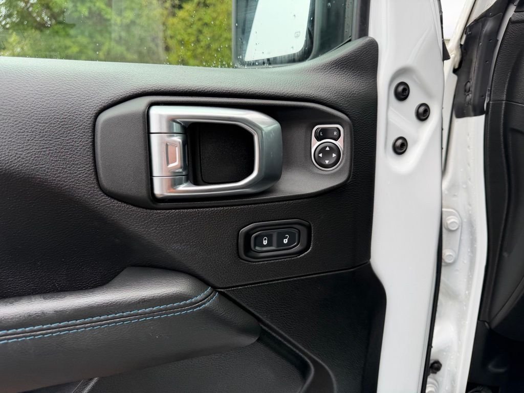 Used 2023 Bright White Clearcoat Jeep Rubicon 4xe image 12