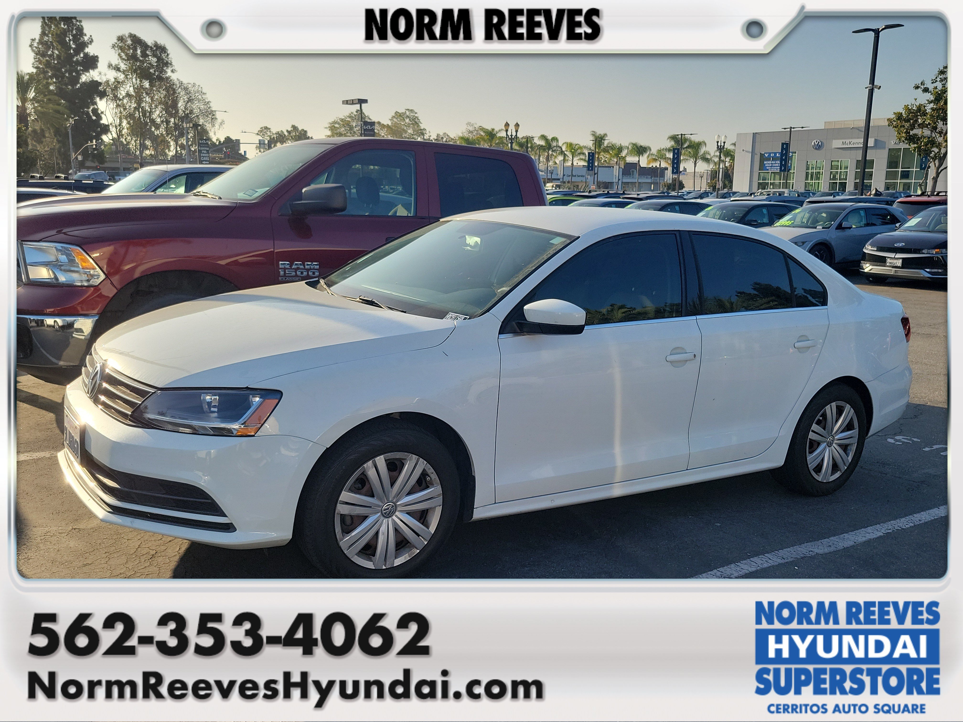 Used 2017 Pure White Volkswagen 1.4T S image 1