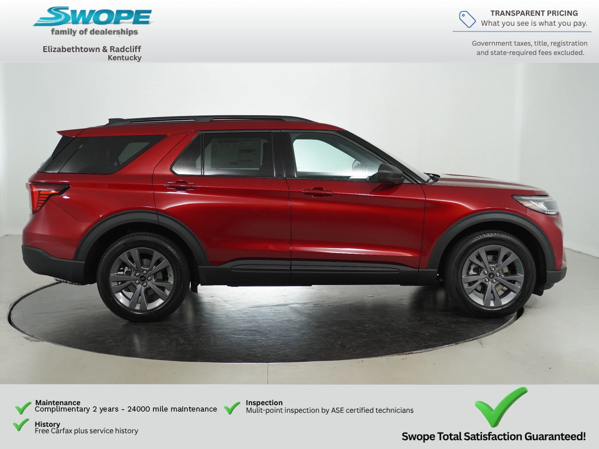 New 2027 Ruby Red Metallic Tinted Clearcoat Ford Active image 2