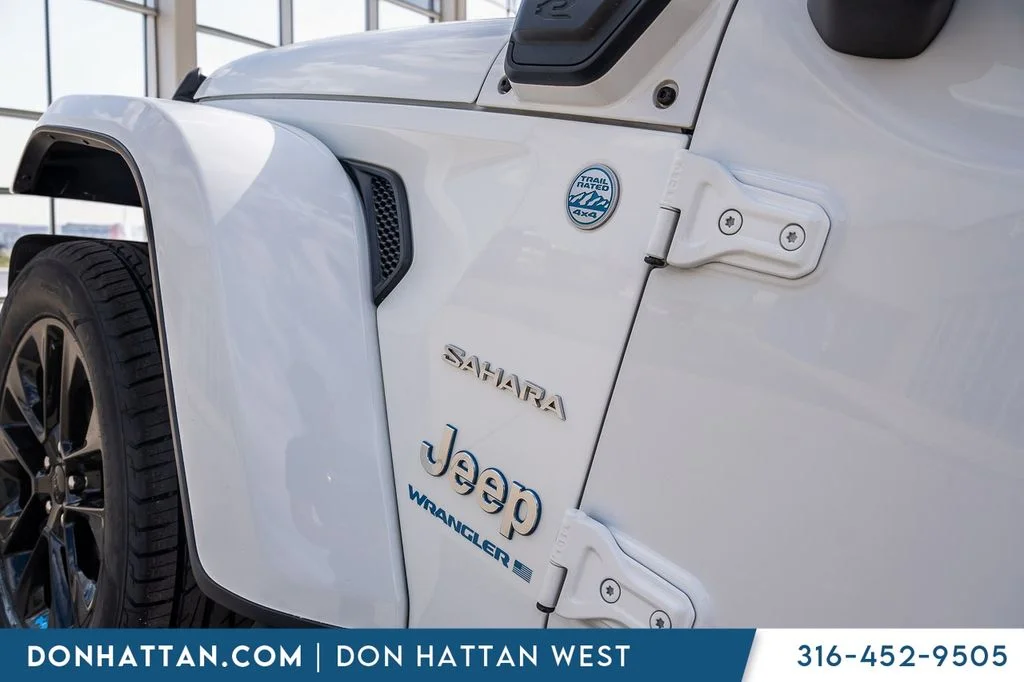 Used 2023 White Jeep Sahara 4xe image 34
