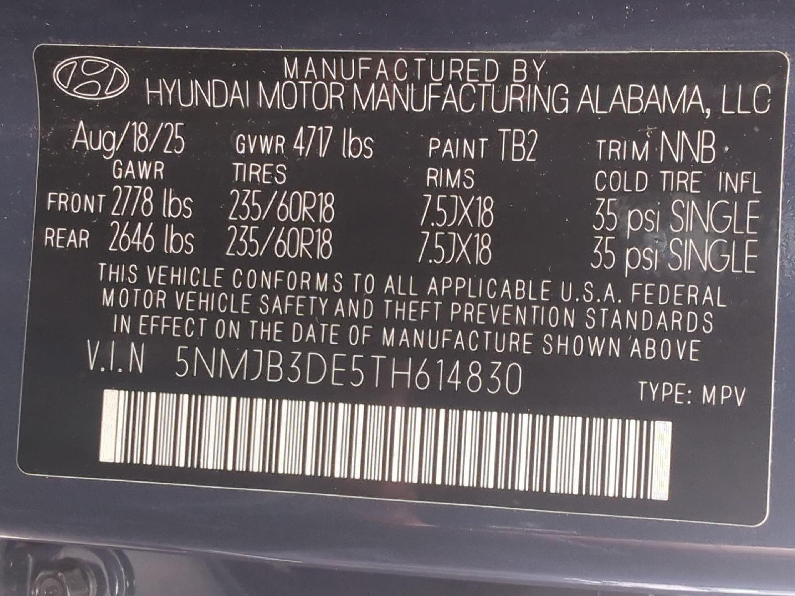 Used 2026 Atlantis Blue Hyundai SEL image 6