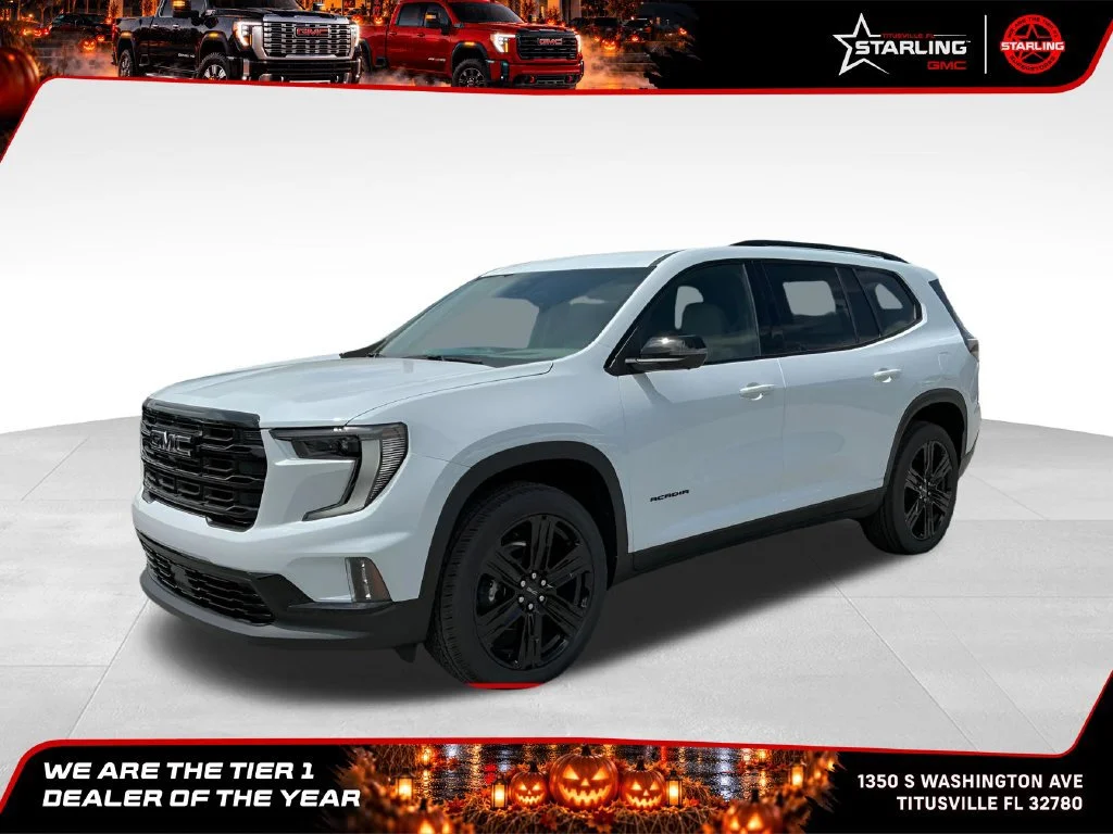 New 2026 Glacier White Tricoat GMC Elevation image 1