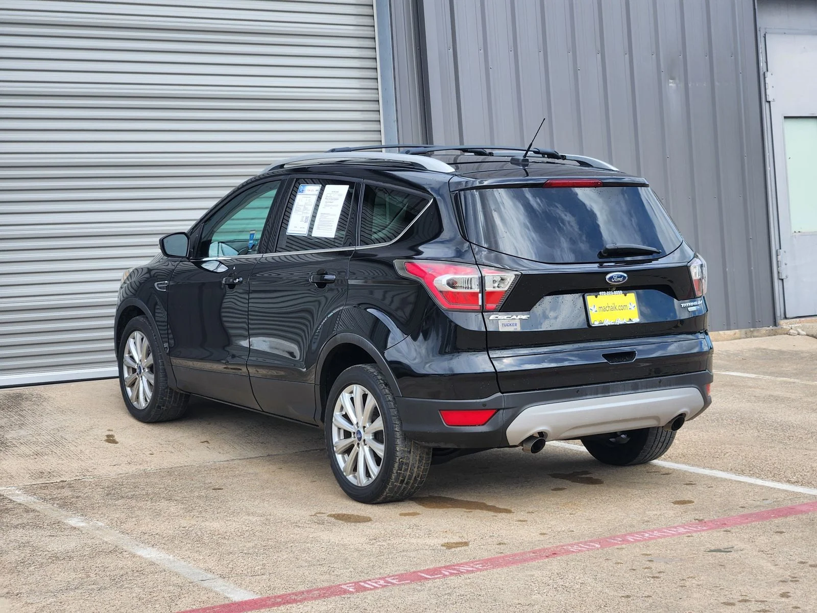 Used 2017 Black Ford Titanium image 4