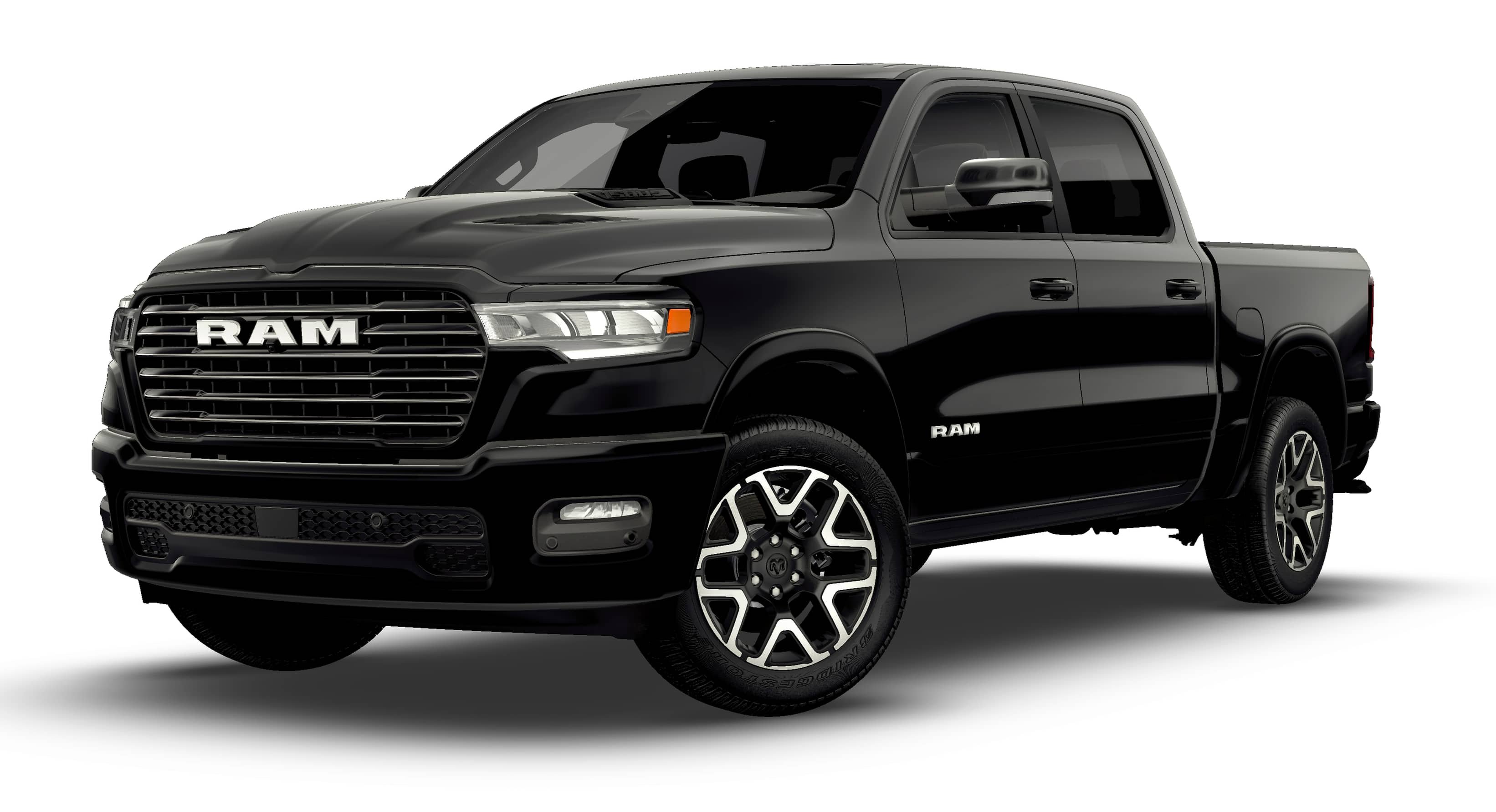 New 2026 Diamond Black Crystal Pearl-Coat Exterior Paint RAM LARAMIE image 1