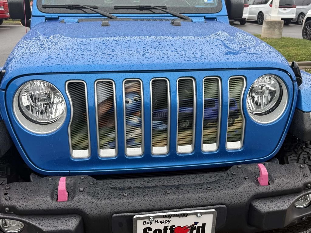 Used 2022 Blue Jeep Unlimited Sahara image 34