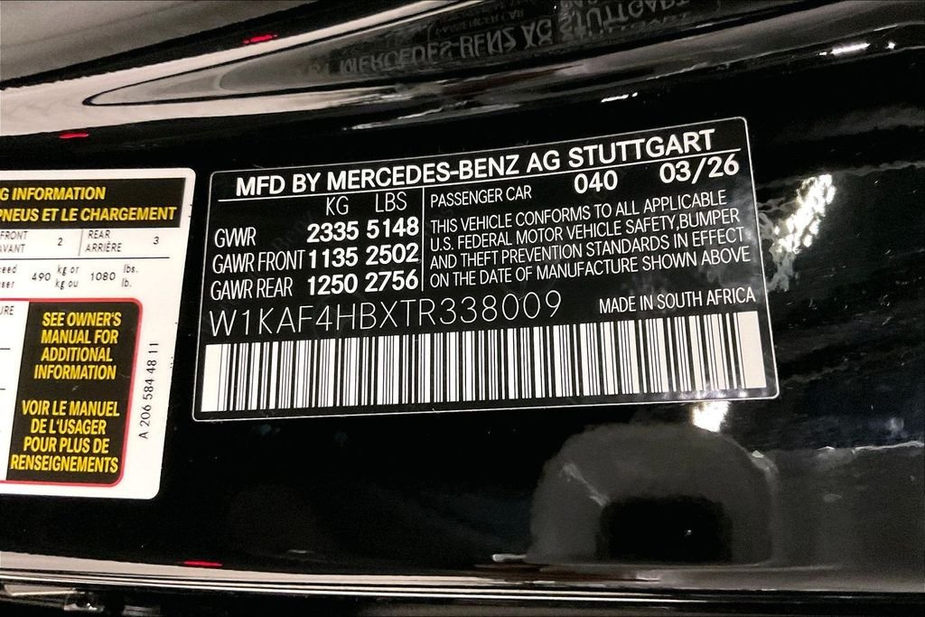 New 2026 Black Mercedes-Benz C 300 image 12