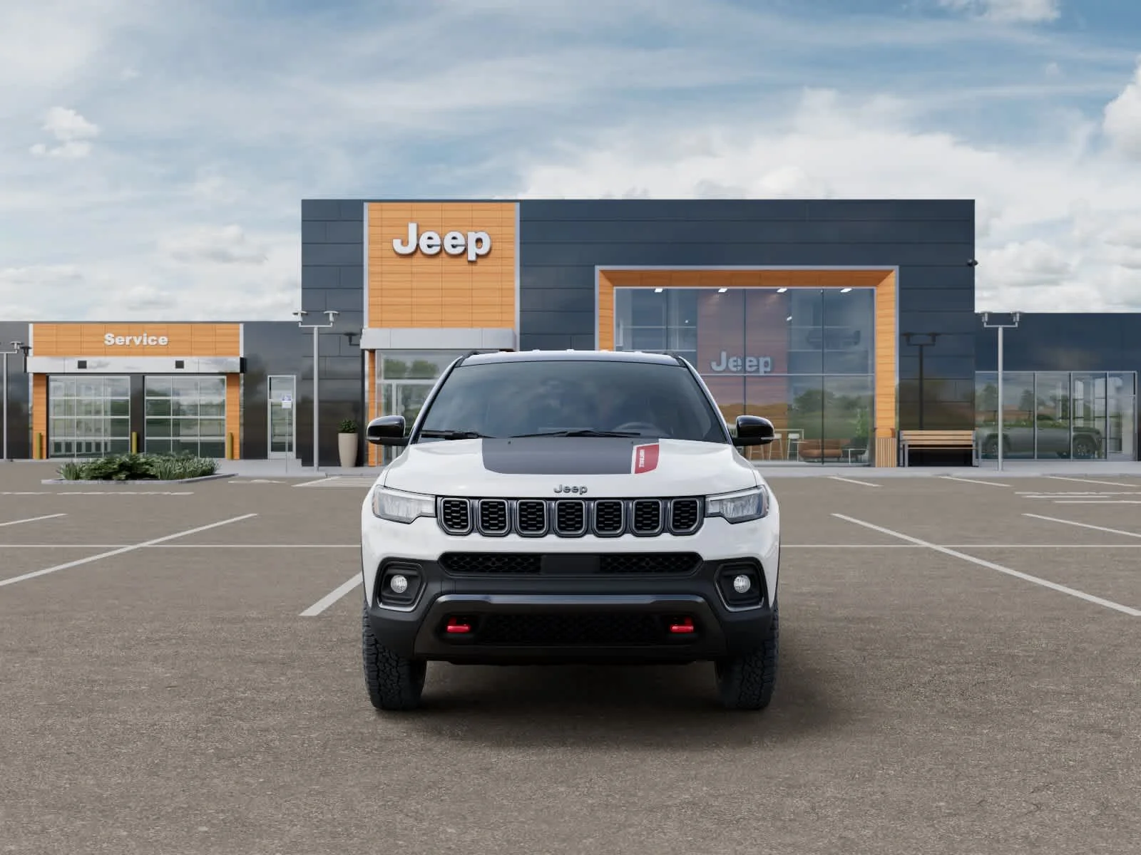 New 2026 Bright White Clearcoat Jeep Trailhawk image 6