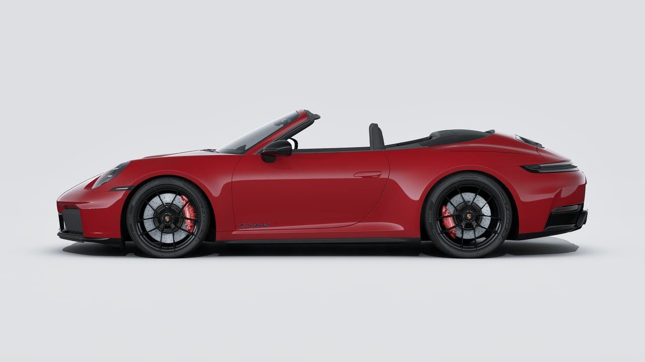 New 2026 Carmine Red Porsche Carrera 4 GTS Cabriolet image 2