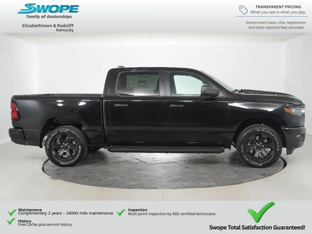 New 2026 Diamond Black Crystal Pearl-Coat Exterior Paint RAM Express image 2