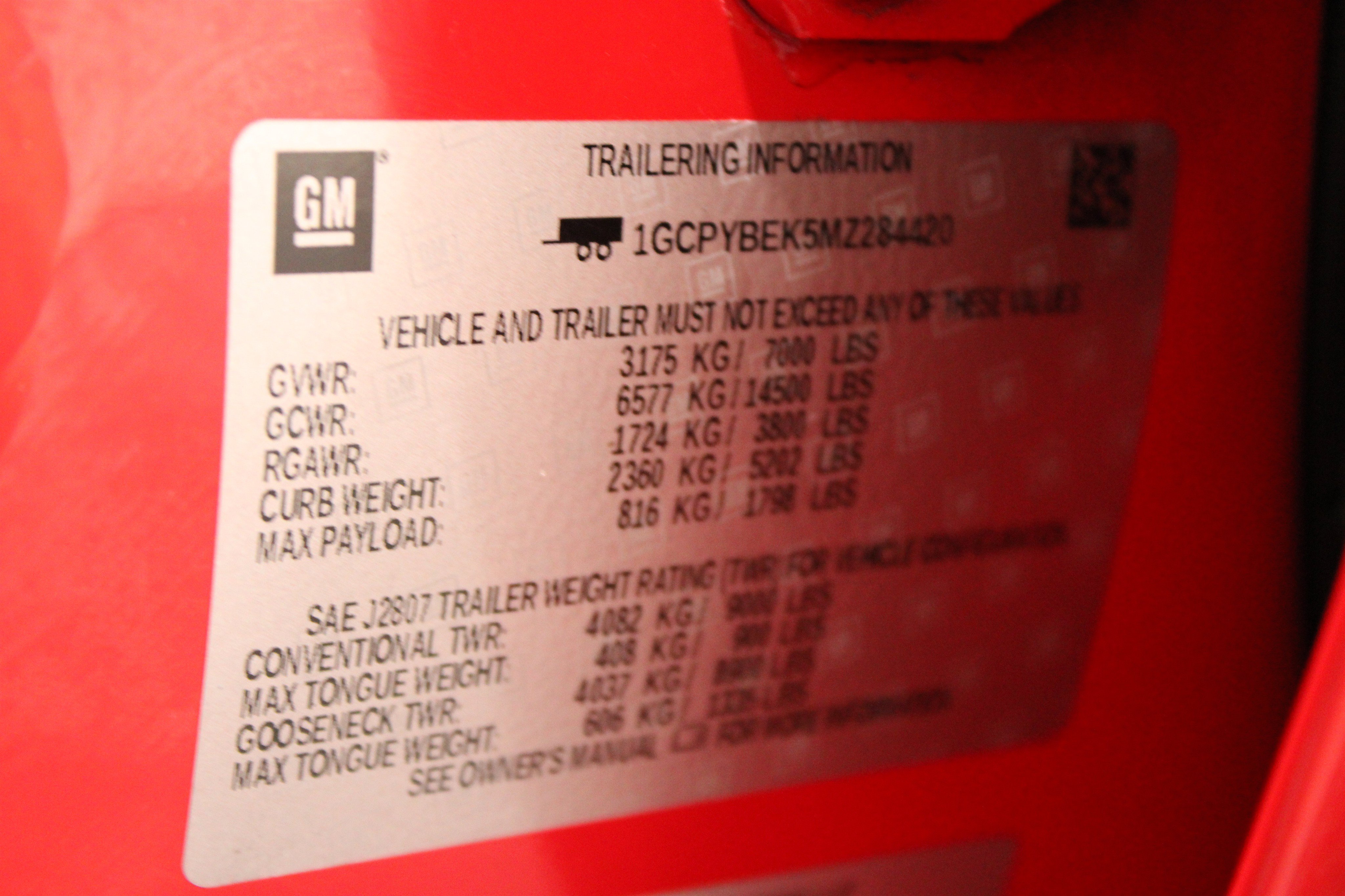 Used 2021 Red Hot Chevrolet Custom image 34