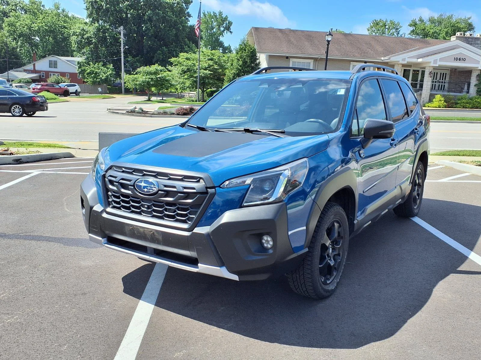 Used 2024 Geyser Blue Subaru Wilderness image 33