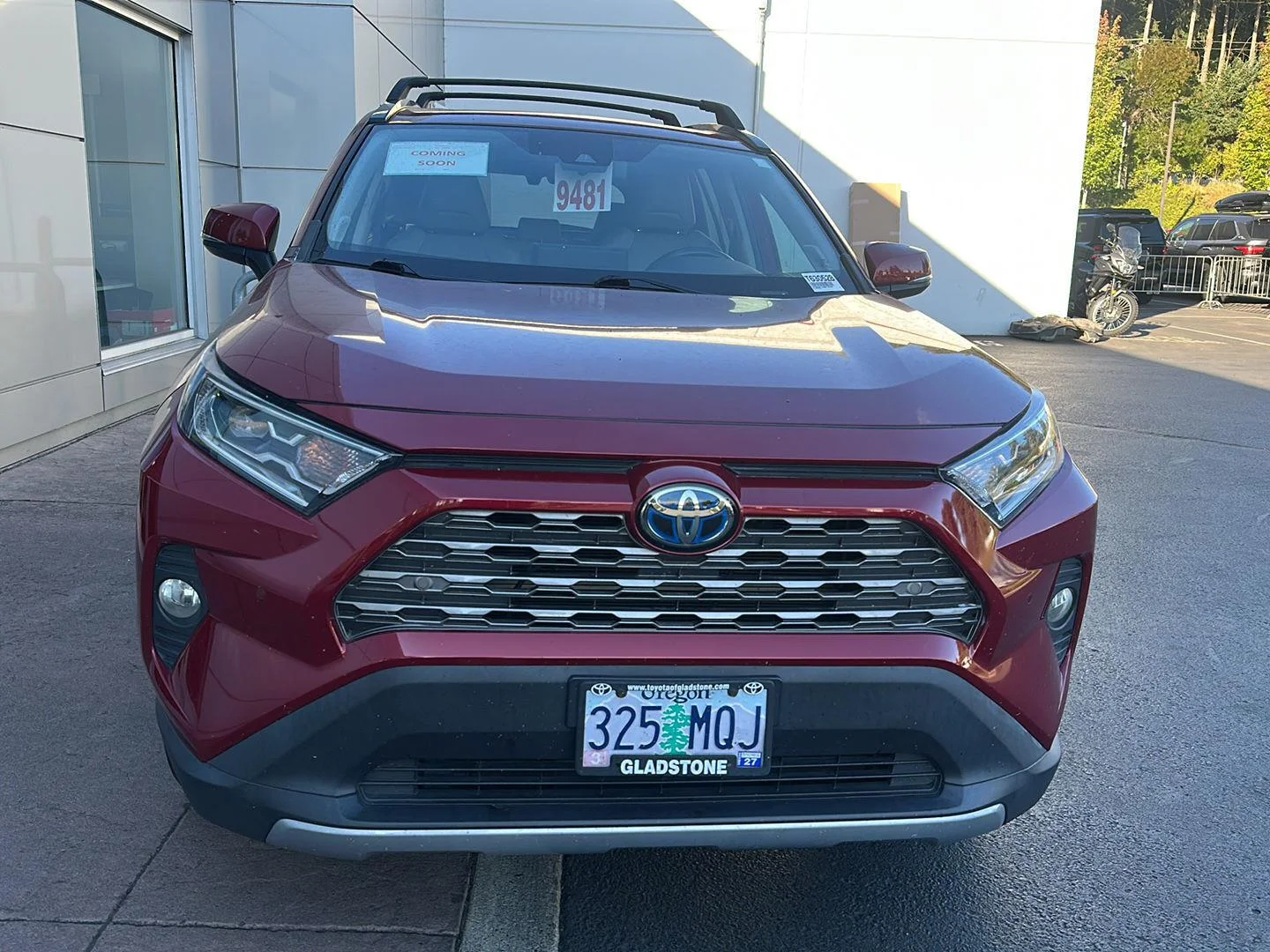 Used 2021 Ruby Flare Pearl Toyota Hybrid Limited image 5