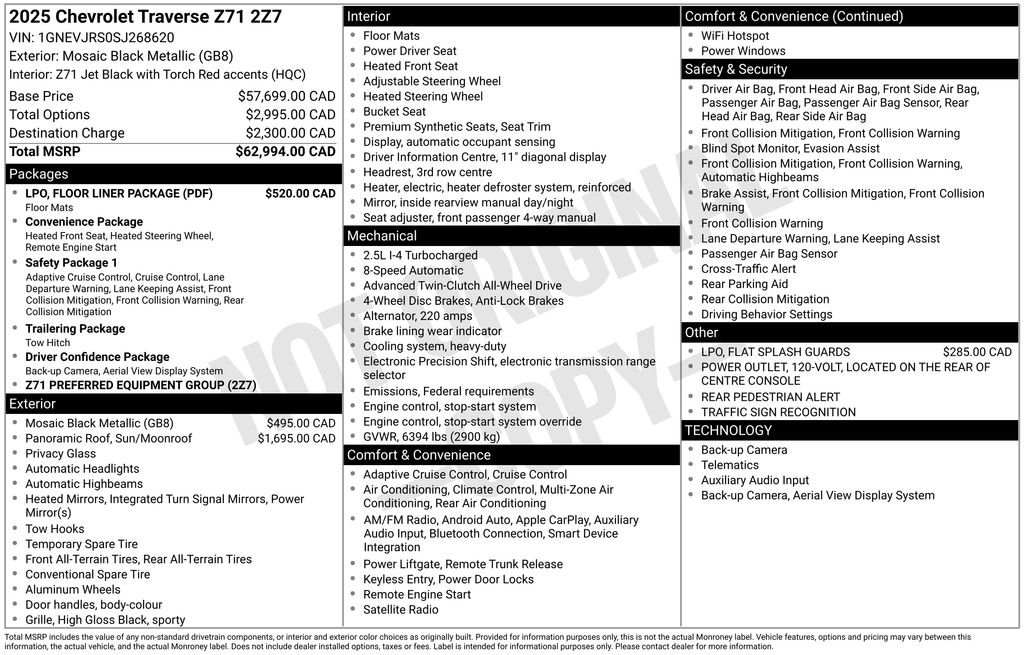 Used 2025 Black Chevrolet Z71 image 28