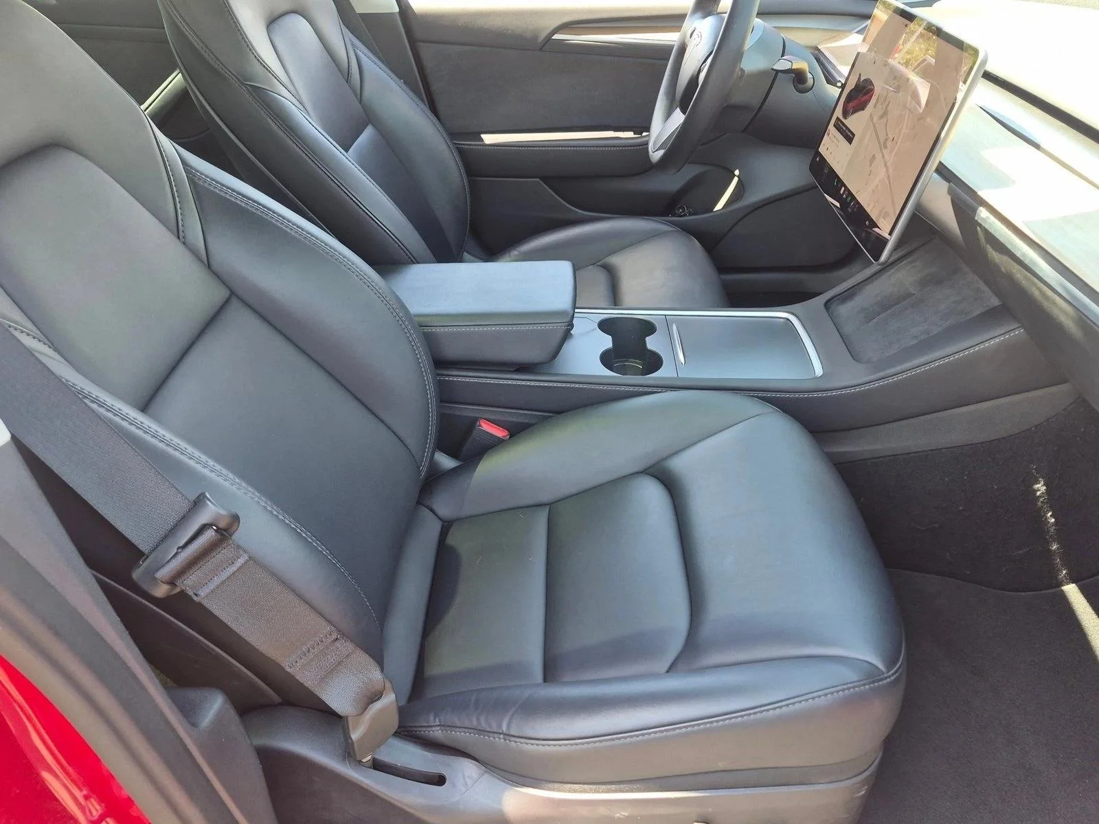 Used 2022 Red Multi-Coat Tesla Long Range image 19