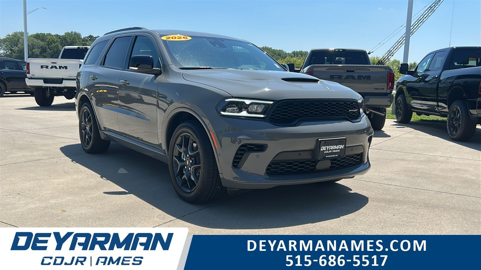 New 2026 Destroyer Gray Clear-Coat Exterior Paint Dodge GT Plus HEMI V8 image 1