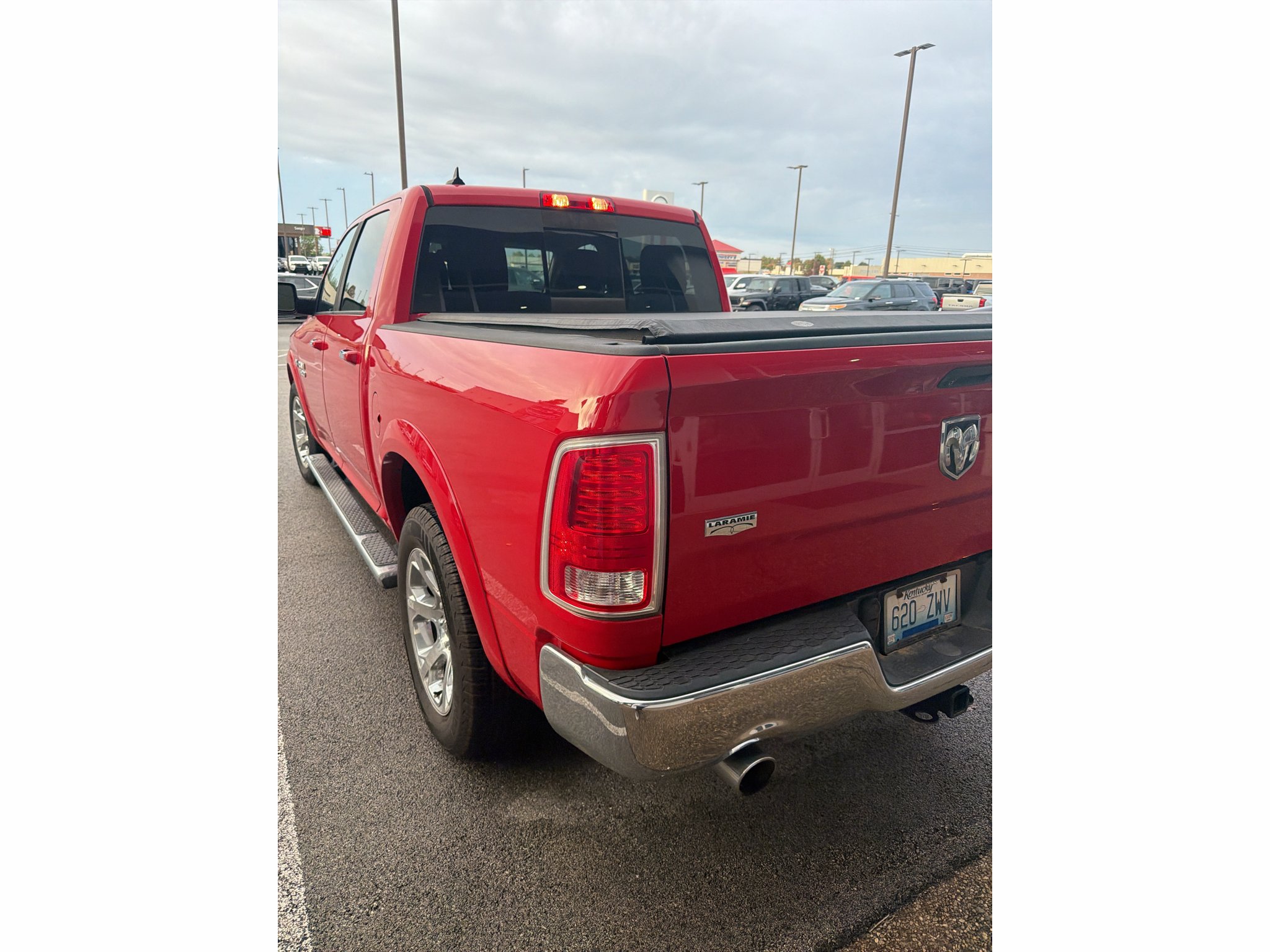 Used 2015 Flame Red Clearcoat Ram Laramie image 6