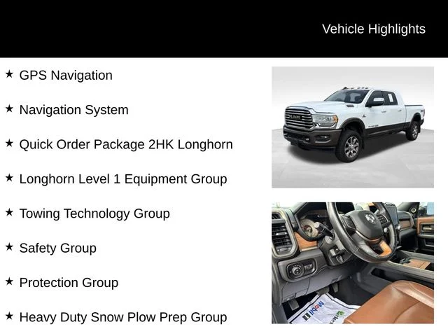Used 2020 White Ram Laramie Longhorn image 8