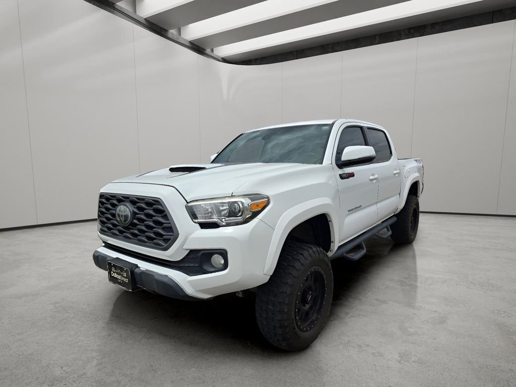 Used 2020 Super White Toyota TRD Sport image 1