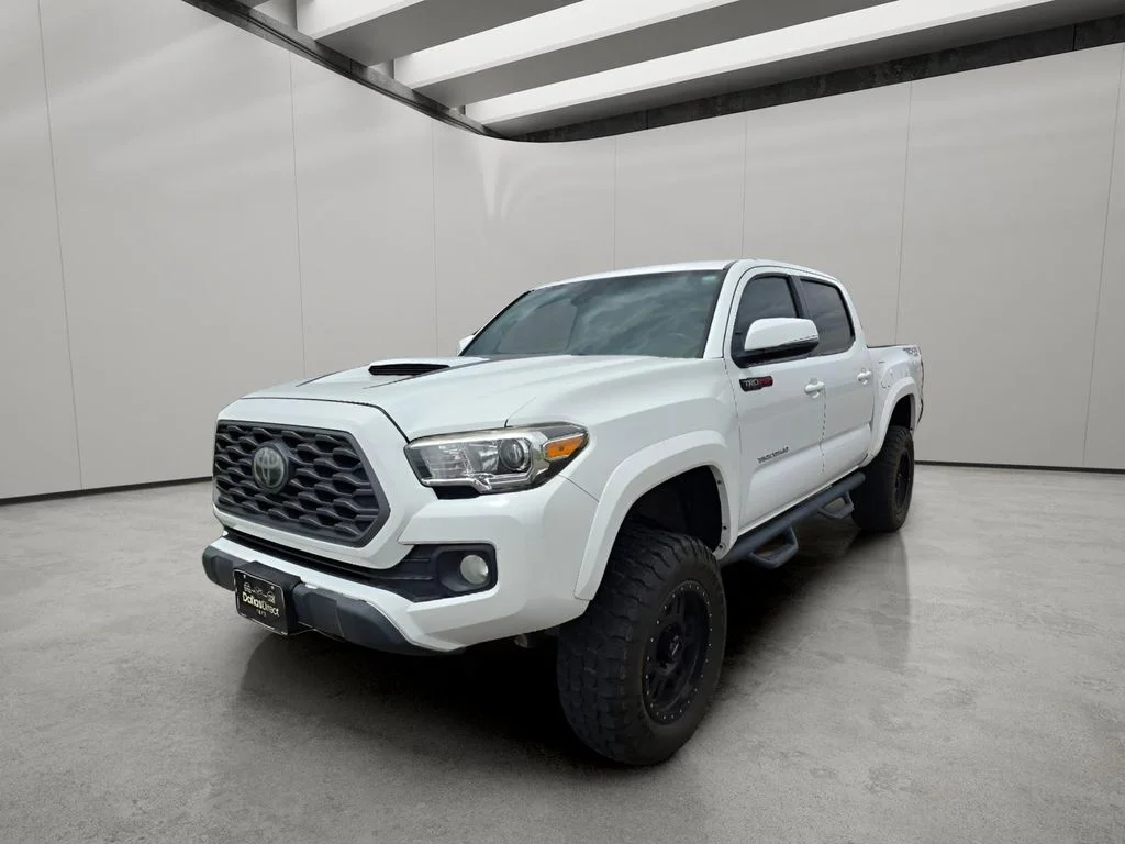 Used 2020 Super White Toyota TRD Sport image 1