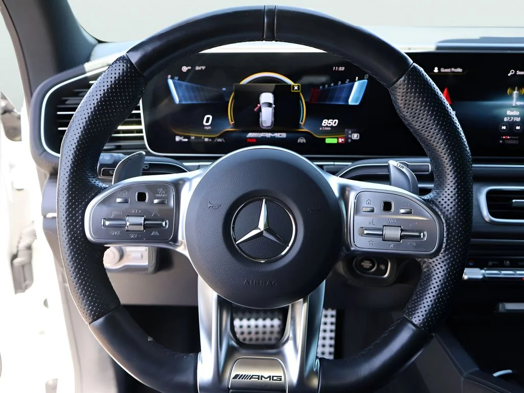 Used 2021 designo Diamond White Metallic Mercedes-Benz GLE 53 AMG® image 33
